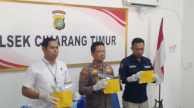 Polsek Cikarang Timur Amankan Dua Pelaku Curat R2, Satu Ditetapkan DPO
