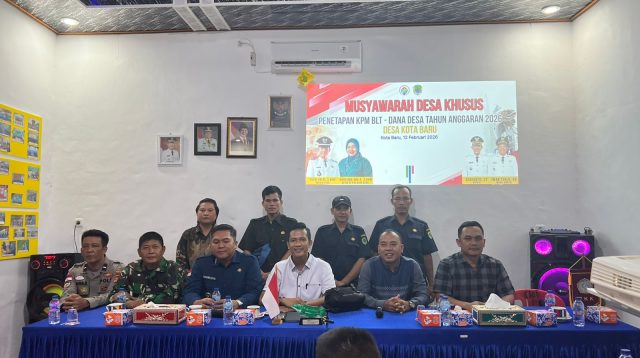 Musyawarah Desa Kota Baru Tetapkan Calon Penerima BLT Dana Desa 2026 Secara Transparan dan Partisipatif
