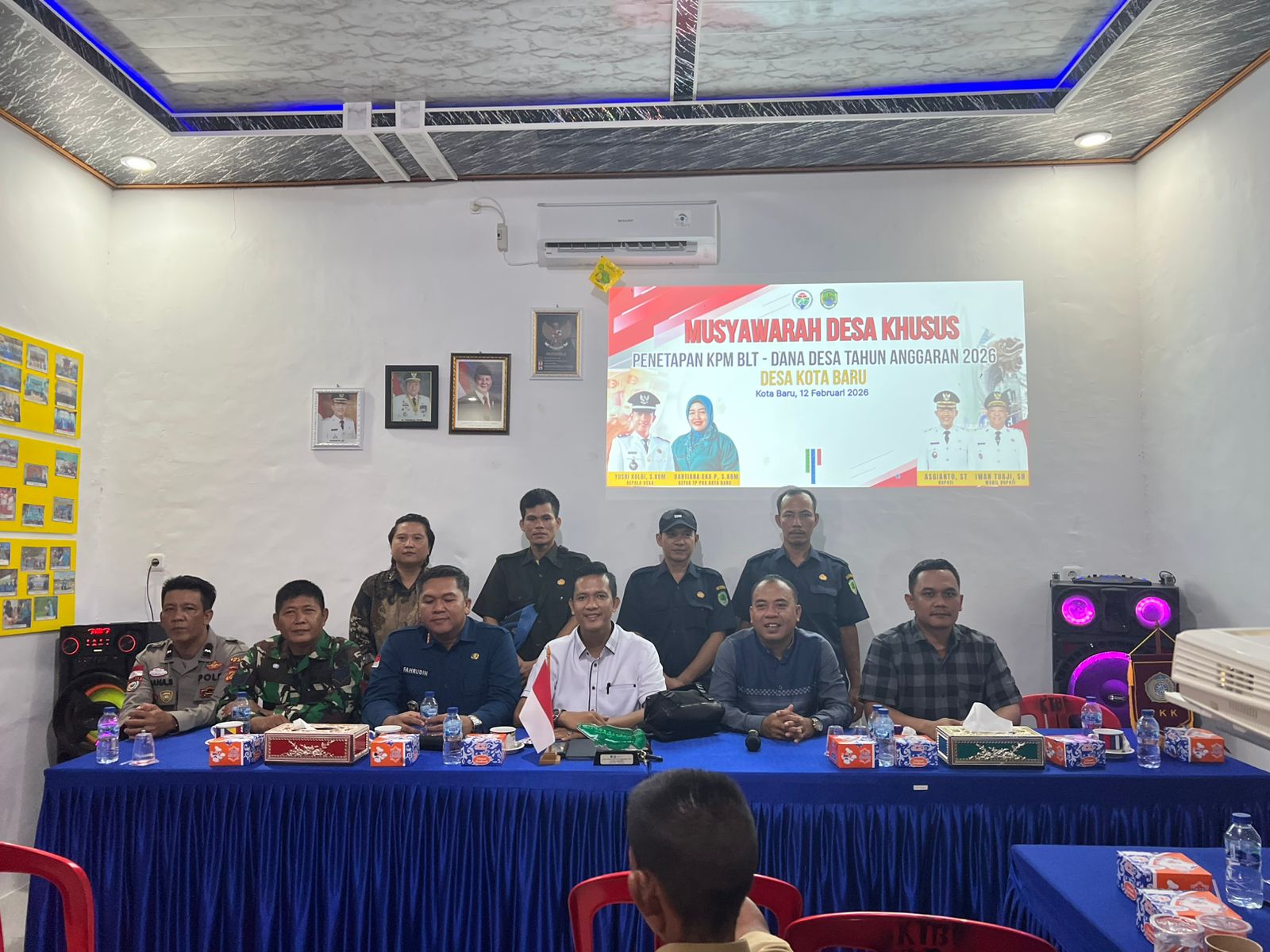Musyawarah Desa Kota Baru Tetapkan Calon Penerima BLT Dana Desa 2026 Secara Transparan dan Partisipatif