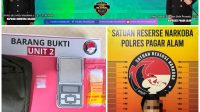 IRT di Pagar Alam Diciduk Polisi, Simpan Sabu di Bedeng Kontrakan