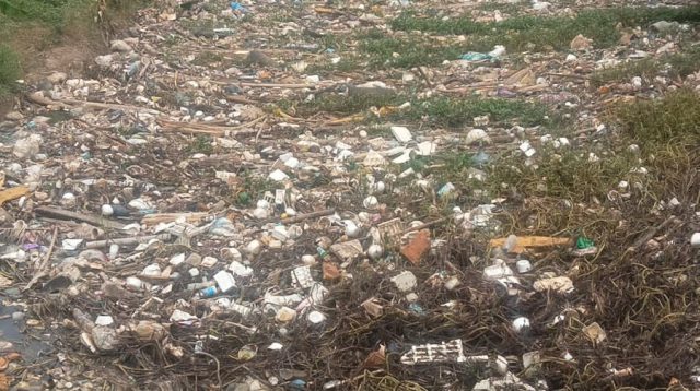 Miris! Tumpukan Sampah di Sungai Srengseng Hilir Mengular Bak “Jalan Tol”, Petani dan Warga Terancam
