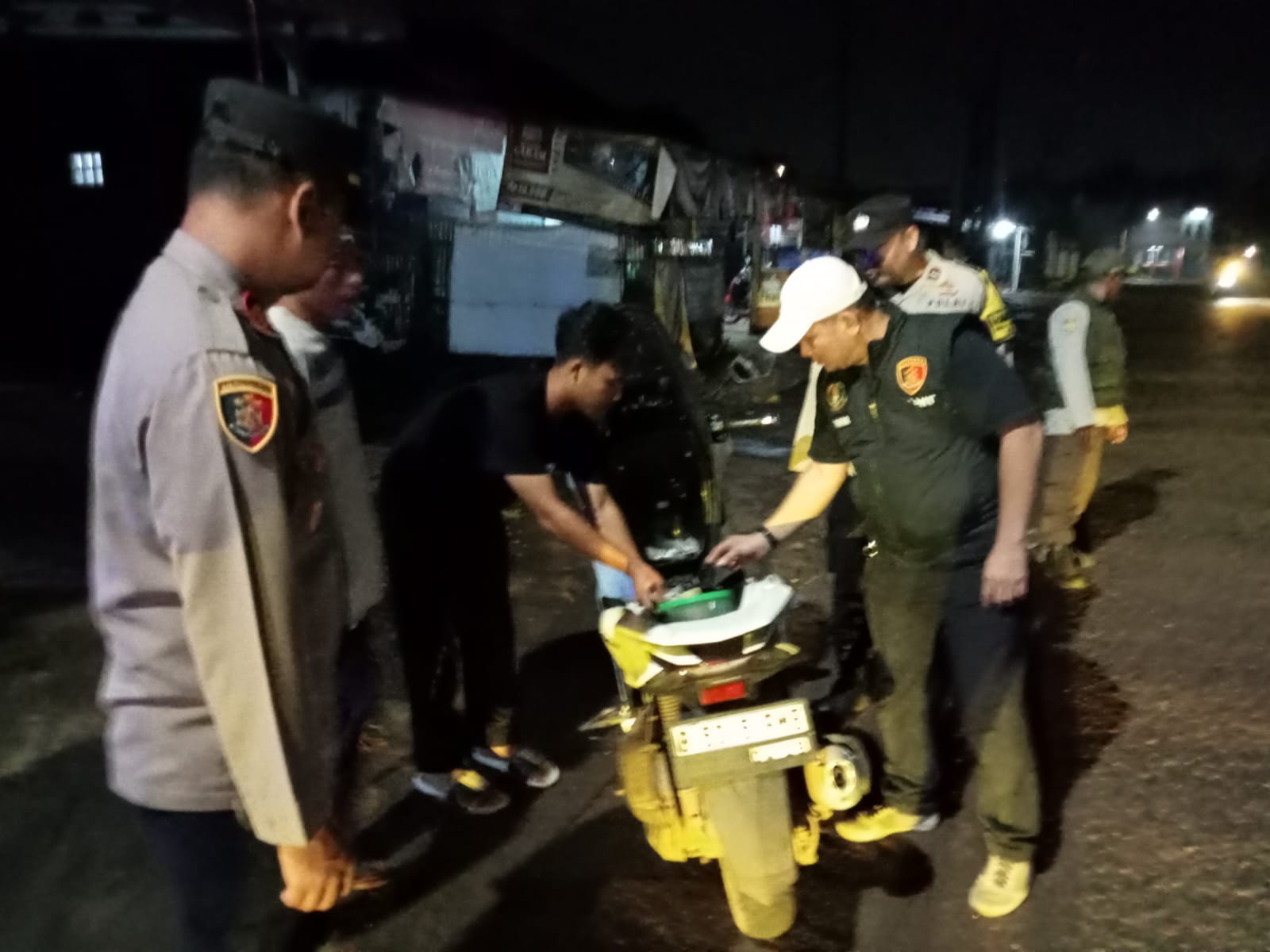 Tekan Kriminalitas Dini Hari, Polsek Setu Amankan Motor Tanpa Surat dalam Operasi Kejahatan Jalanan