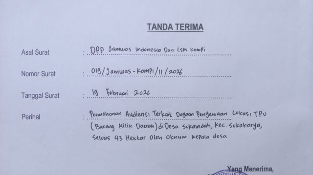 Kades Sukaindah Bungkam! LSM JamWas dan KOMPI Resmi ‘Goyang’ Kejari Bekasi Terkait Lahan 44 Hektare