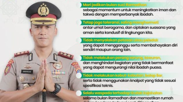 Polres Penajam Paser Utara Himbau Masyarakat Jaga Kamtibmas Saat Bulan Ramadhan 1447 H
