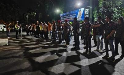 Grib Jaya Dukung Polres Metro Bekasi Jaga Keamanan Wilayah dalam Patroli Kamtibmas