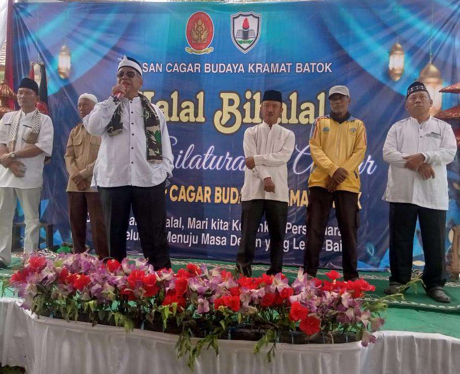 Alhamdulillah Sabtu Berkah. Halalbihalal Keluarga Besar Cagar Budaya Keramat Batok Berjalan Dengan Baik.
