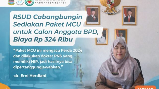 Permudah Syarat Administrasi, RSUD Cabangbungin Buka Layanan MCU Khusus Calon BPD