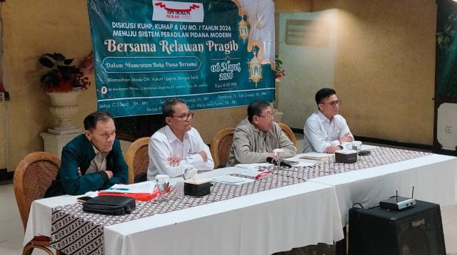Menuju Peradilan Modern, Tim Hukum Merah Putih & Relawan Pragib Bedah Pembaruan KUHP dan KUHAP