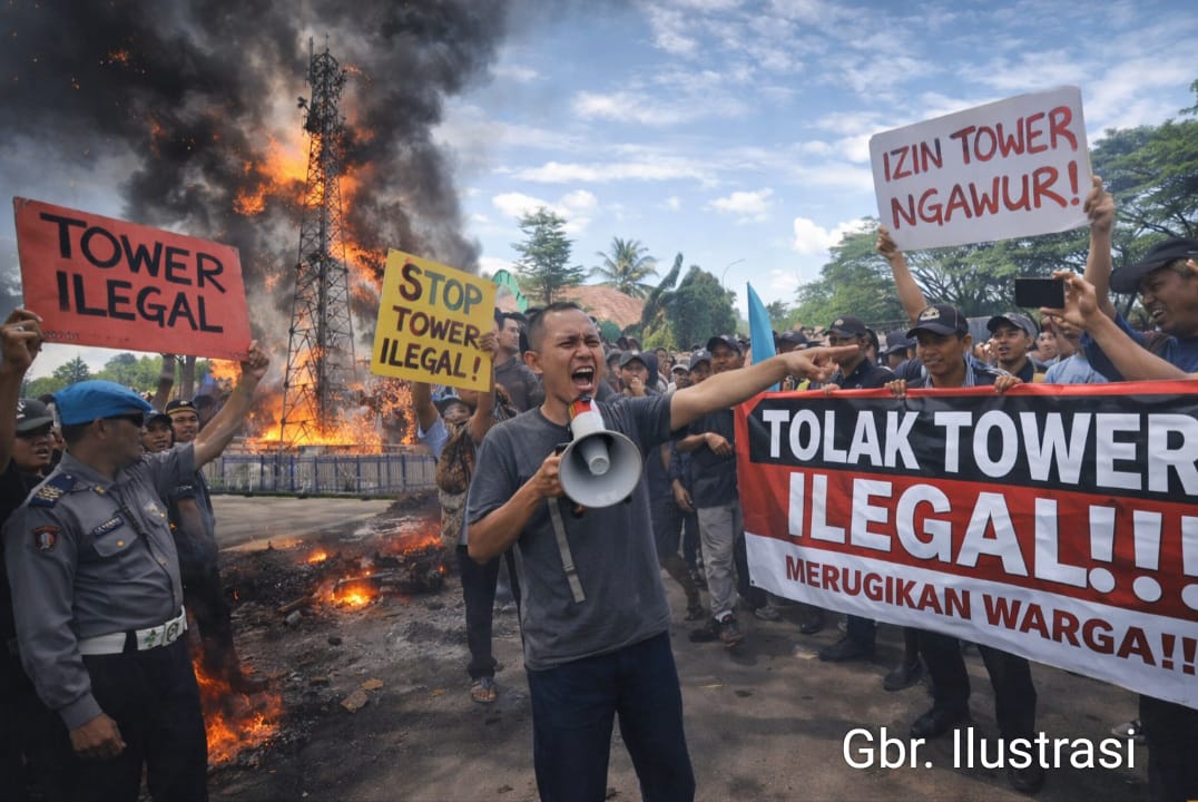 Polemik Pembangunan Tower di Tambiluk, Aktivis Petir Minta Camat Perjelas Sikap