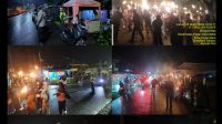 Pawai Obor Bangun Rejo Berlangsung Khidmat dan Kondusif, Tradisi Takbir Keliling Pererat Silaturahmi Warga