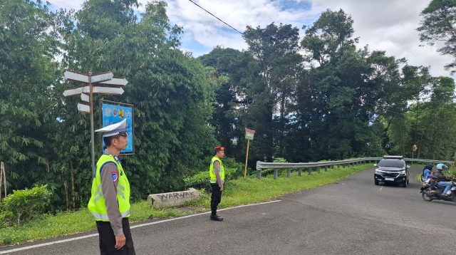 Hari Kedua Lebaran, Polda Sumsel Jaga Wisata Gunung Dempo hingga Permukiman Palembang