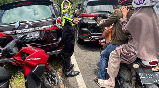 Wisata Gunung Dempo Membludak, Polres Pagar Alam Maksimalkan Pengamanan di Hari Ketiga Lebaran