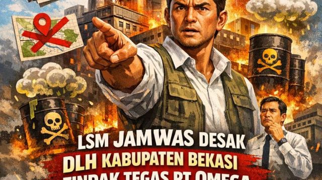LSM JaMWas Desak DLH Kabupaten Bekasi Tindak Tegas PT Omega Industri Indo atas Dugaan Pelanggaran Lingkungan