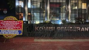 Muncul Karangan Bunga di  KPK, Desak Usut Tuntas Kasus Ijon Proyek Kabupaten Bekasi