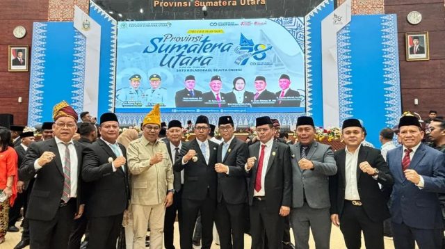 Bupati Taput Hadiri Paripurna HUT ke-78 Sumut, Tegaskan Komitmen Sinergi Pembangunan