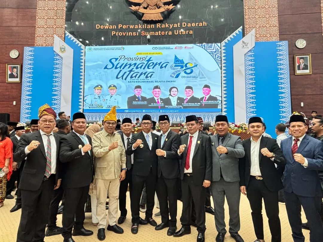 Bupati Taput Hadiri Paripurna HUT ke-78 Sumut, Tegaskan Komitmen Sinergi Pembangunan