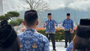 Wabup Taput Pimpin Upacara Hari Kesadaran Nasional, Tekankan Disiplin dan Profesionalisme ASN