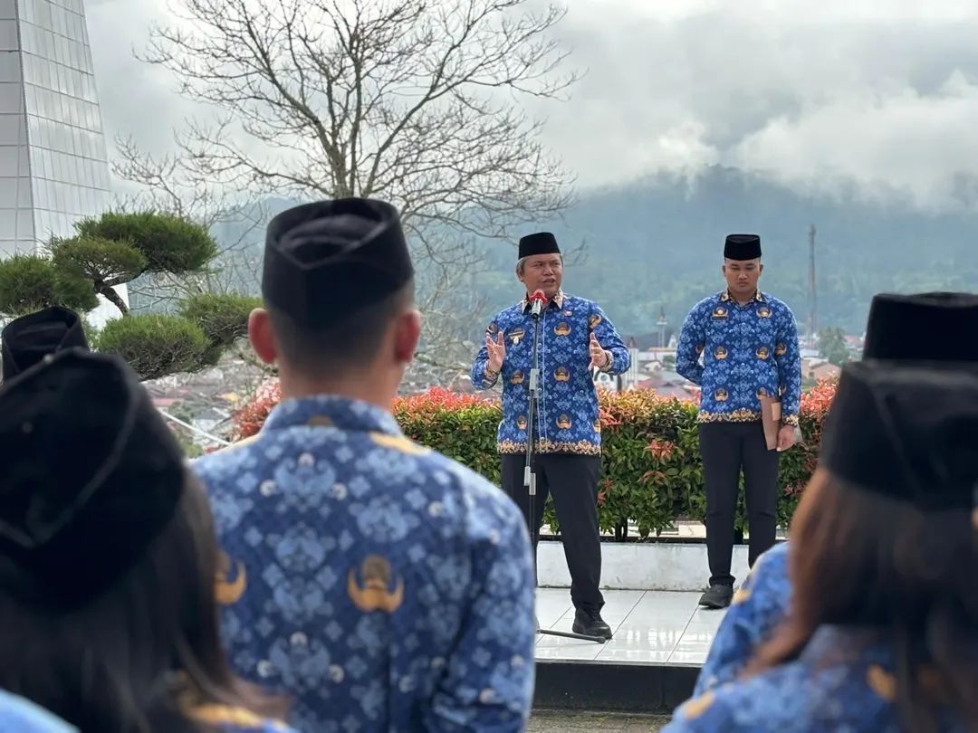 Wabup Taput Pimpin Upacara Hari Kesadaran Nasional, Tekankan Disiplin dan Profesionalisme ASN