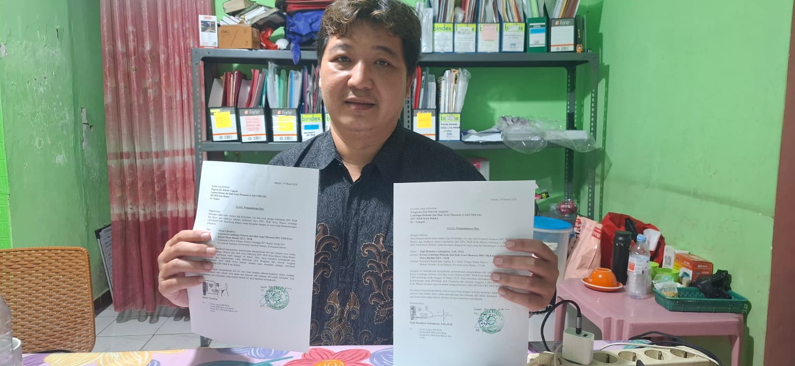 Ketua dan Sekretaris LAKUMHAM DPC PKB Kota Bekasi Resmi Mengundurkan Diri