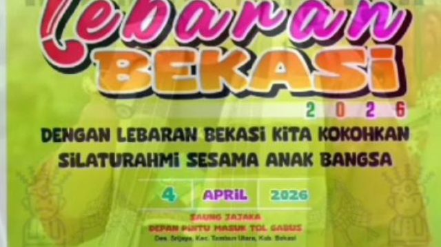 RAYAKAN PERSATUAN!  Ormas Jajaka  Gelar “Lebaran Bekasi 2026” di Saung Jajaka Besok