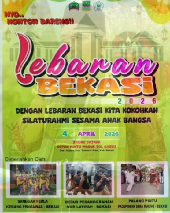 RAYAKAN PERSATUAN!  Ormas Jajaka  Gelar “Lebaran Bekasi 2026” di Saung Jajaka Besok