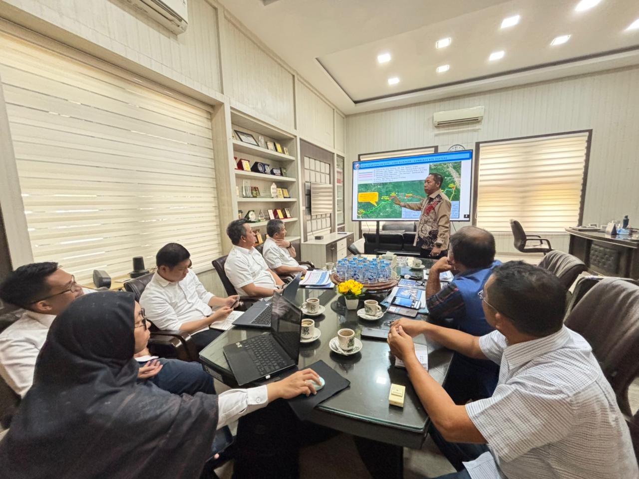 Bupati Taput Temui BBPJN Sumut, Dorong Penanganan Banjir dan Perbaikan Jalan Strategis