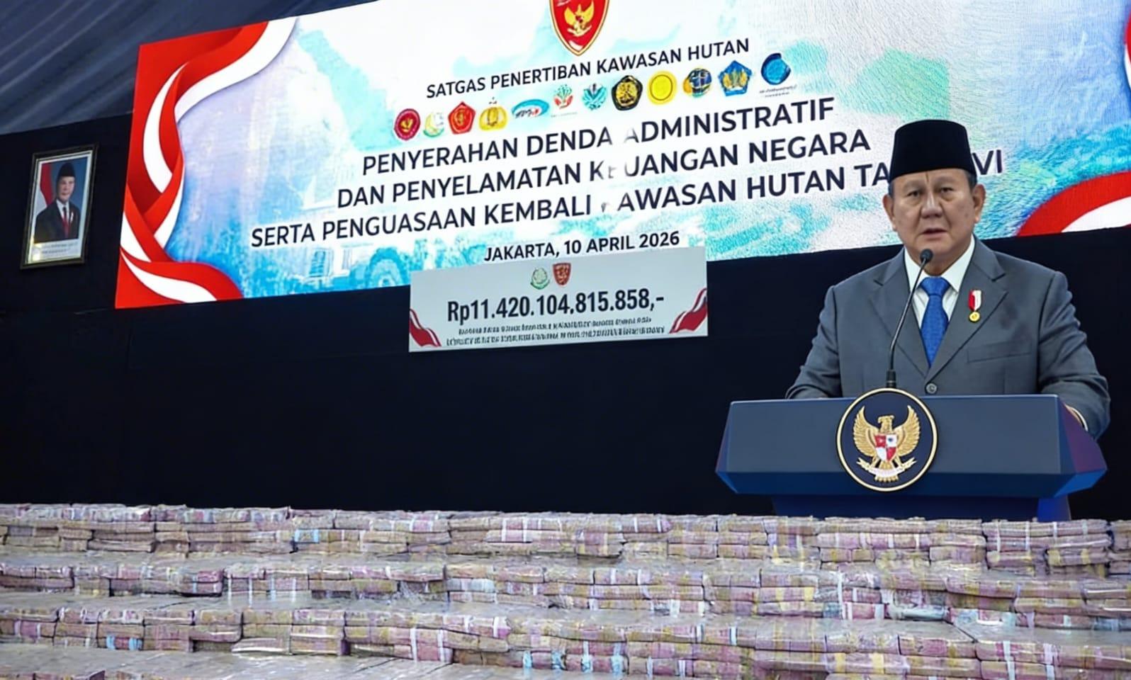 Prabowo Terima Rp11,4 Triliun Hasil Penyelamatan Aset: Cukup untuk Renovasi 34.000 Sekolah
