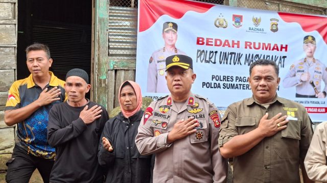 Sentuhan Nyata Polres Pagaralam, Program Bedah Rumah Hadirkan Harapan Baru bagi Warga