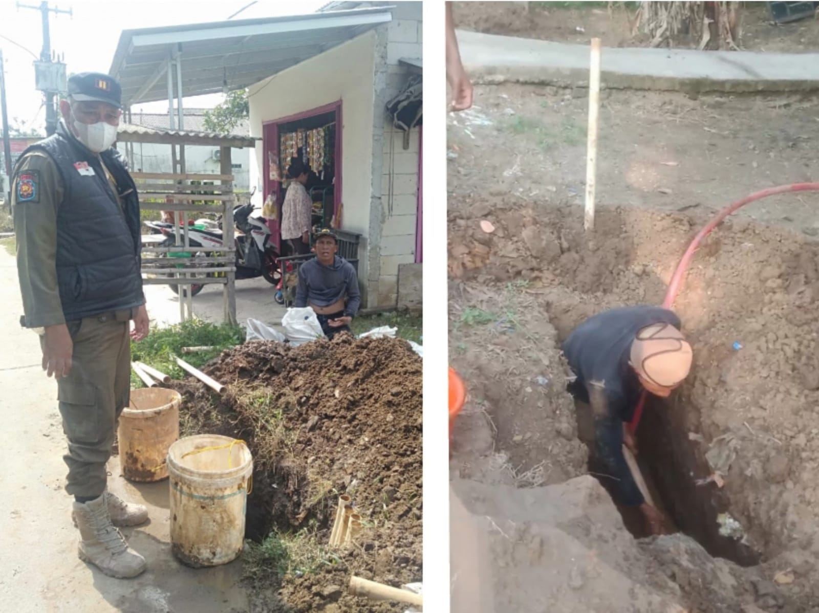 Camat Muaragembong Akan Panggil Pelaksana, Ada Apa Ini? Pol PP Telah Turun Lokasi, Pekerjaan Fiber Optik di Jayasakti Tetap Berjaln Meski Belum Kantongi Izin Kecamatan