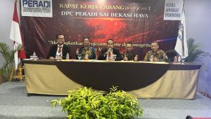 Satu Disakiti Semua Bergerak, PERADI SAI Bekasi Raya Perkuat Solidaritas di Rakercab 2026″