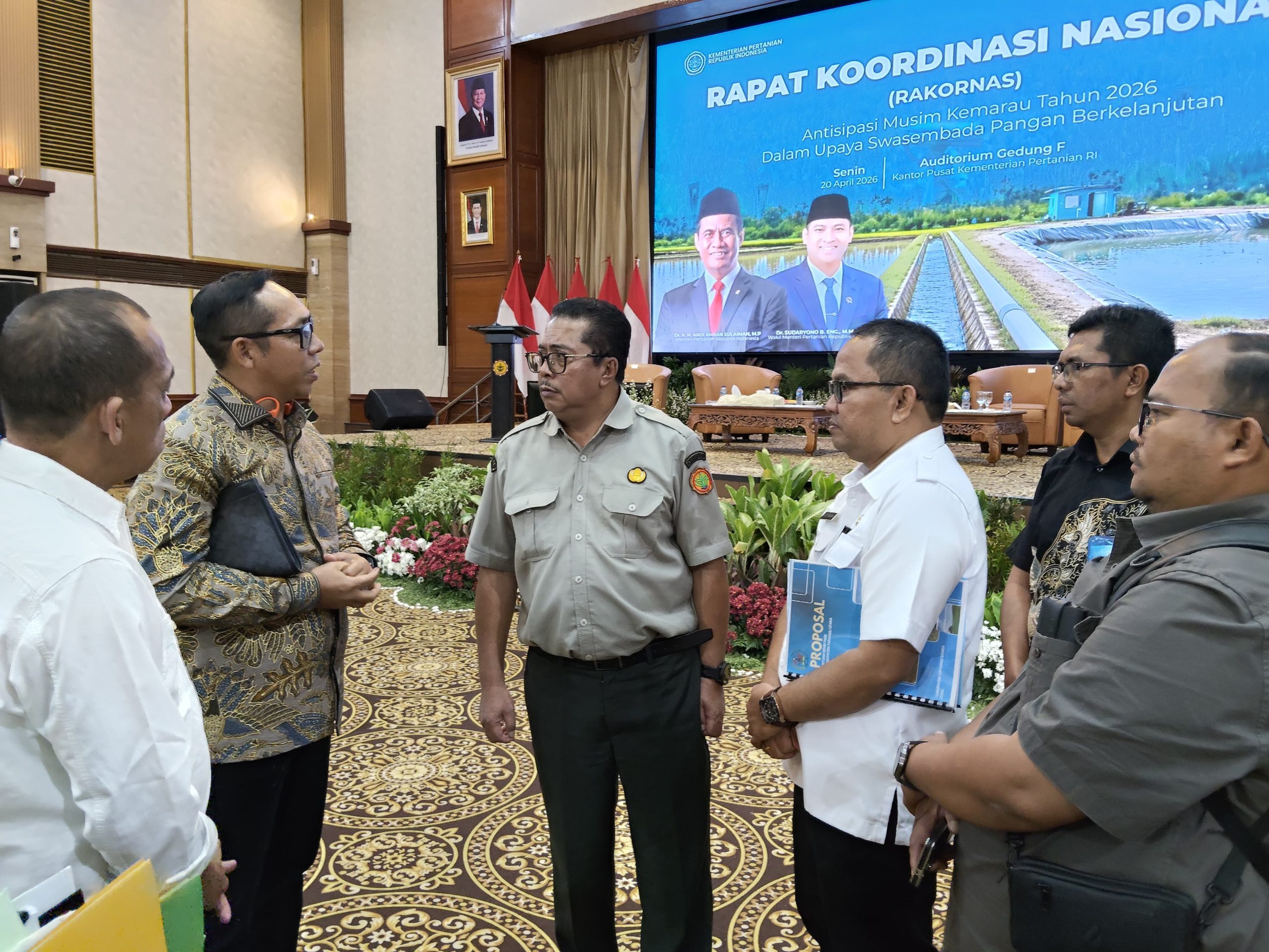 Hadiri Rakornas Kementan, Bupati Taput Usulkan Penguatan Irigasi
