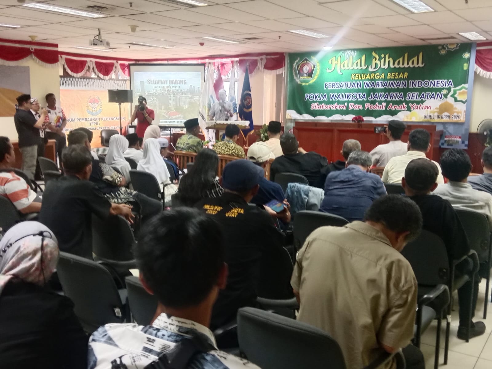 Sorotan Halal Bihalal PWI Jaksel: Keterlambatan Pejabat Pemko Jadi Catatan