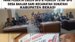 Pendaftaran Calon Anggota BPD Banjarsari Resmi Dibuka, Panitia Ajak Warga Berpartisipasi kknya