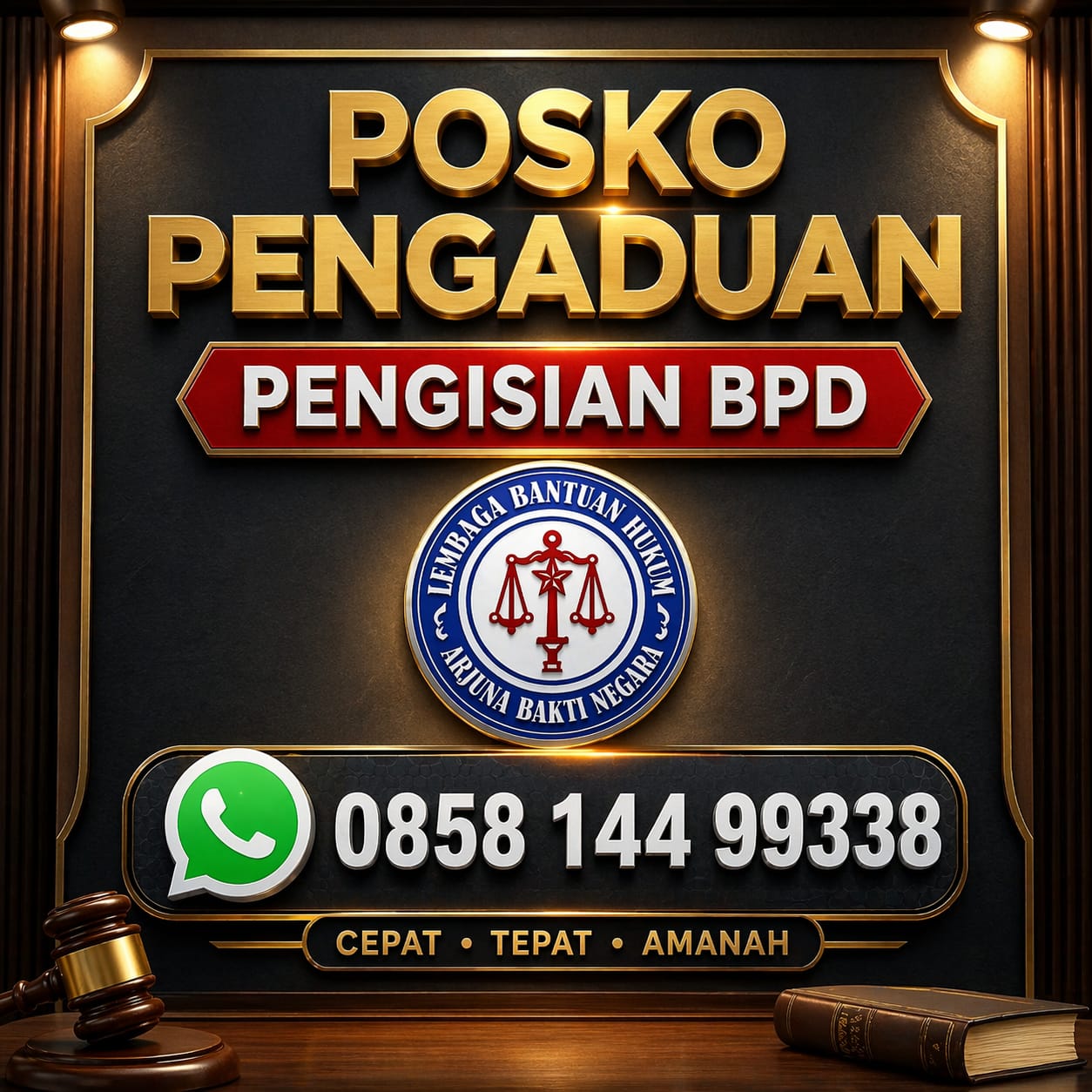 Kawal Keterbukaan Pengisian BPD di Kabupaten Bekasi, LBH Arjuna Bakti Negara Buka Posko Pengaduan