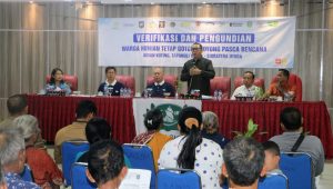 Bupati Taput Pimpin Verifikasi dan Undian 70 Huntap Adiankoting