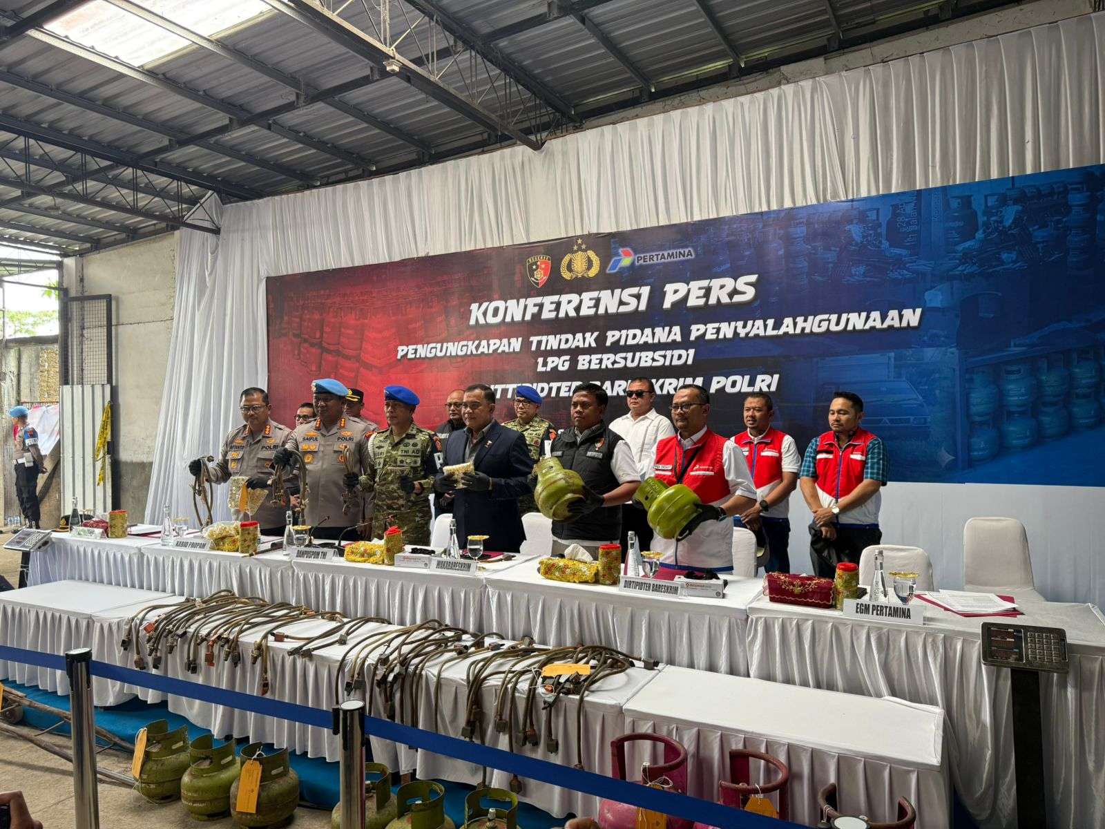 Bareskrim Polri Bongkar Praktik Suntik Elpiji Subsidi di Klaten, Negara Rugi Rp 6,7 Miliar