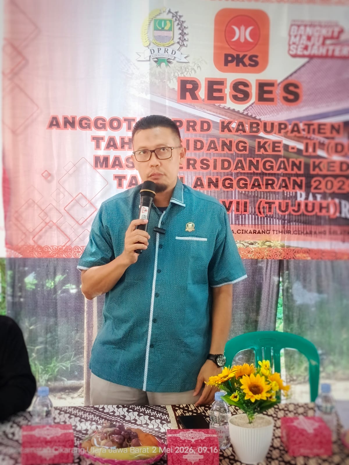 Atasi Keluhan Banjir, Anggota DPRD Saeful Islam Gelar Reses di Puri Cikarang Hijau