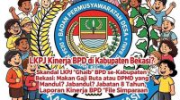 Skandal Transparansi LKPJ Kinerja BPD di Kabupaten Bekasi “Makan Gaji Buta”, DPMD Tutup Mata?