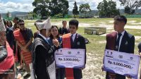 Hari Lahir Pancasila, Bupati Taput Apresiasi Paskibraka dan Beri Bantuan Pendidikan bagi Siswa Berprestasi