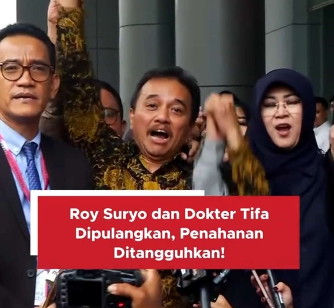 Roy Suryo dan dr Tifa Tidak Ditahan Kejari Jaksel dalam Kasus Pencemaran Presiden Jokowi