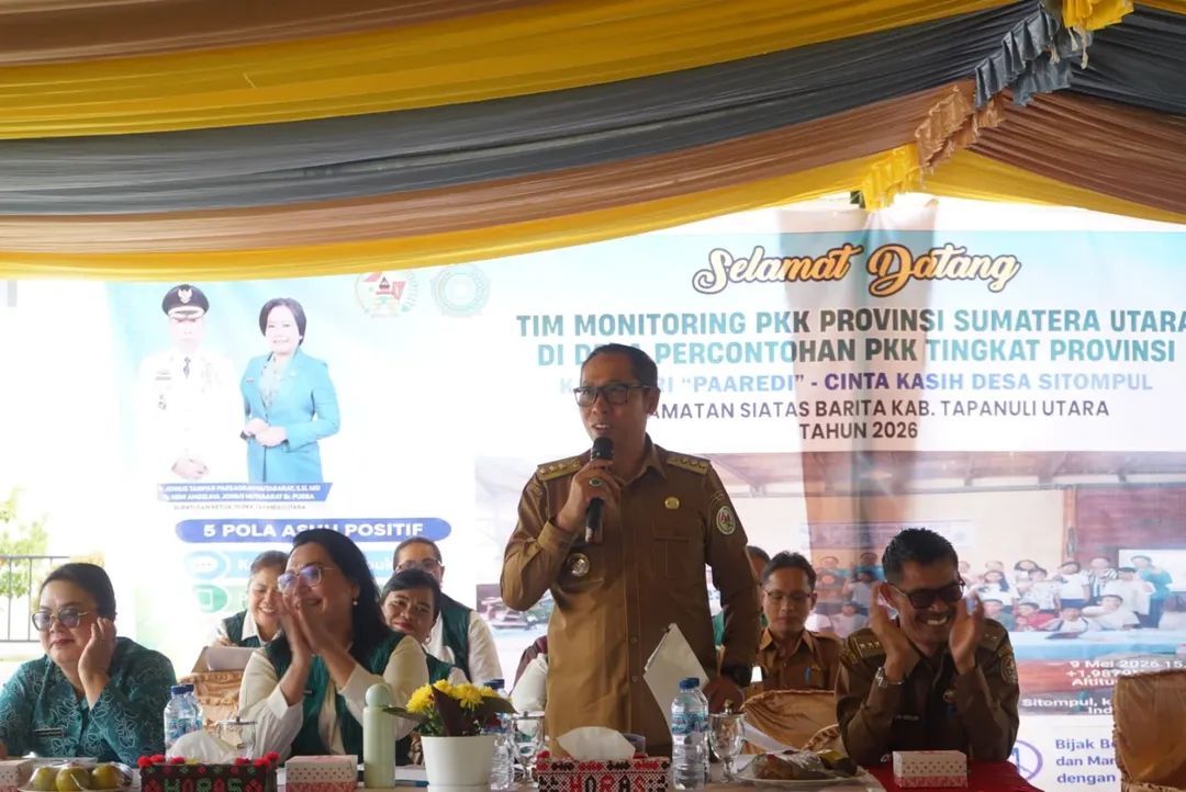 Inovasi Website Ramah Anak Antar Desa Sitompul Wakili Taput pada Penilaian PKK Sumut