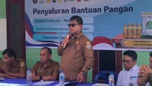 Kolaborasi Pemkab Taput-Bulog, Ratusan Ton Beras dan Minyak Goreng Disalurkan ke Masyarakat