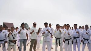 JTP Hutabarat Buka Ujian Kenaikan Sabuk Wadokai, 300 Karateka Ambil Bagian