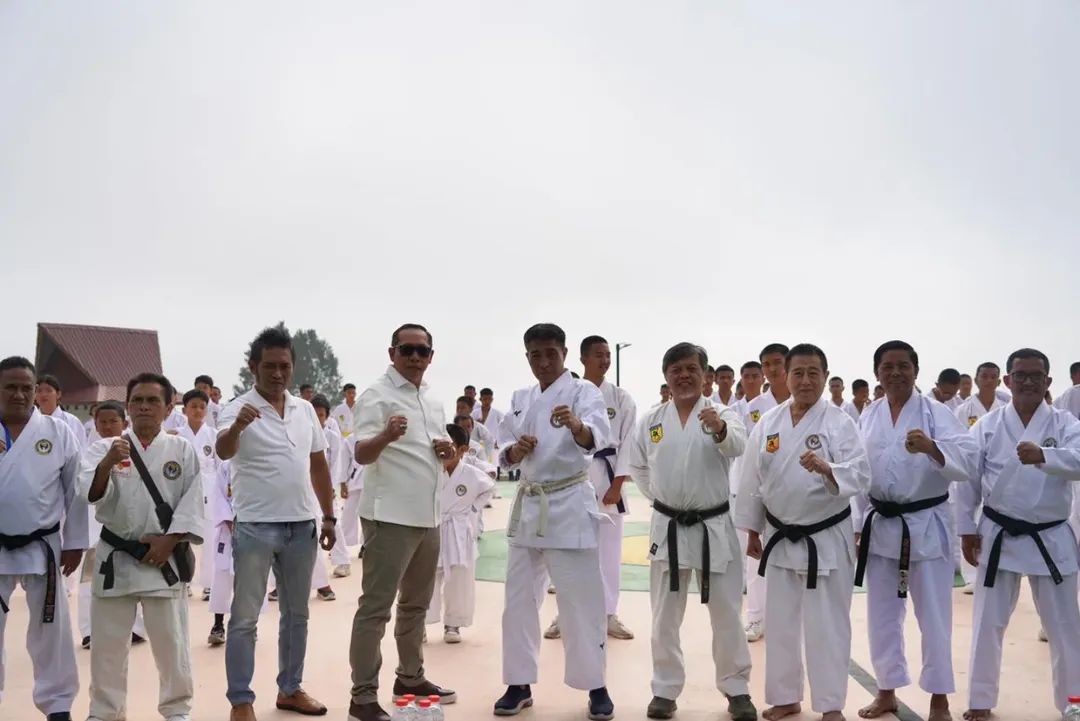 JTP Hutabarat Buka Ujian Kenaikan Sabuk Wadokai, 300 Karateka Ambil Bagian