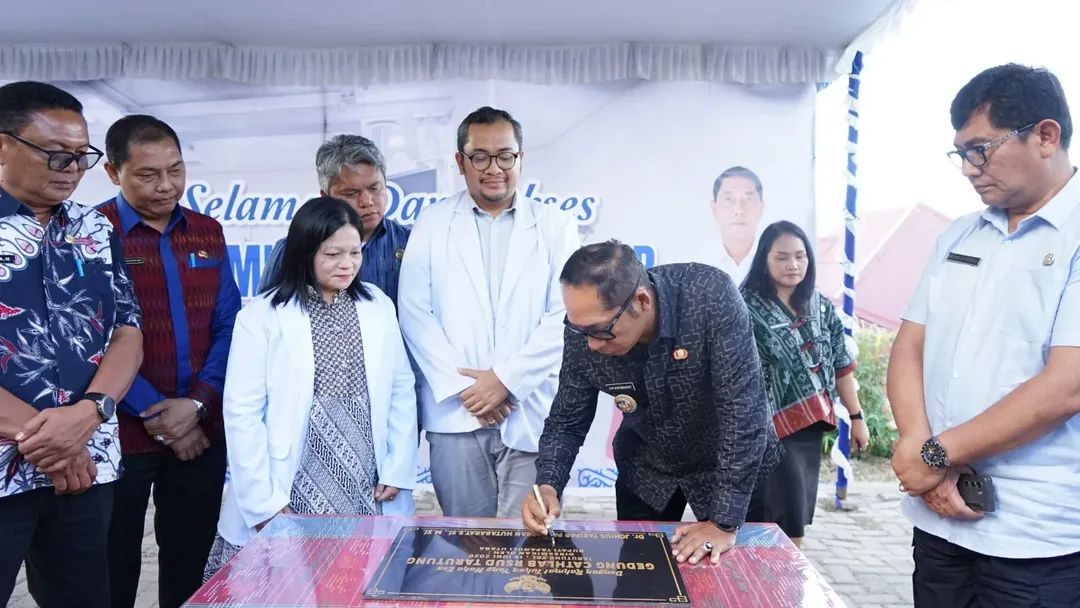 Bupati Tapanuli Utara Resmikan Gedung Cath Lab RSUD Tarutung, Pasien Jantung dan Stroke Kini Bisa Ditangani di Daerah