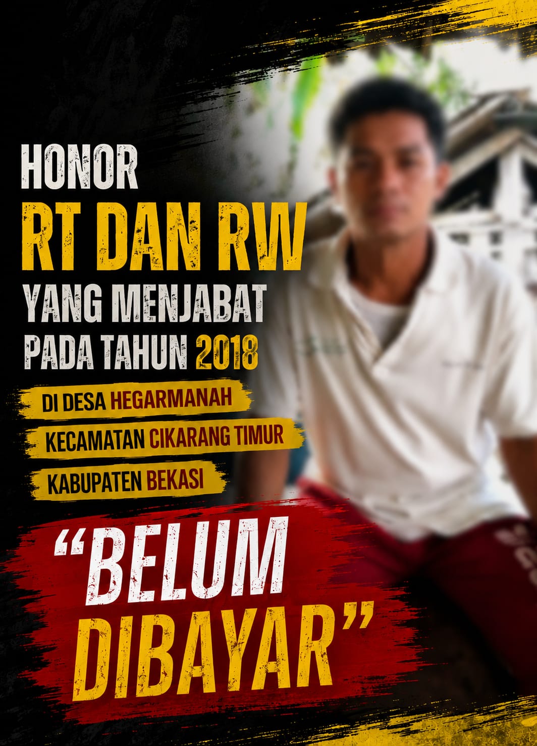 Polemik Honor RT/RW 2018 di Hegarmanah Warga Mengaku Belum Terima, Mantan Kades Sebut Isu Politik