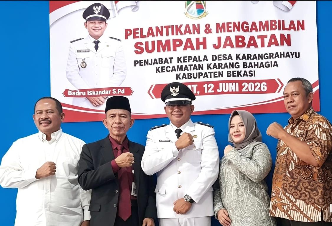 Resmi Dilantik, Pj Kades Karangrahayu Badru Iskandar Siap Lakukan Penataan di Tengah Isu Dana Desa