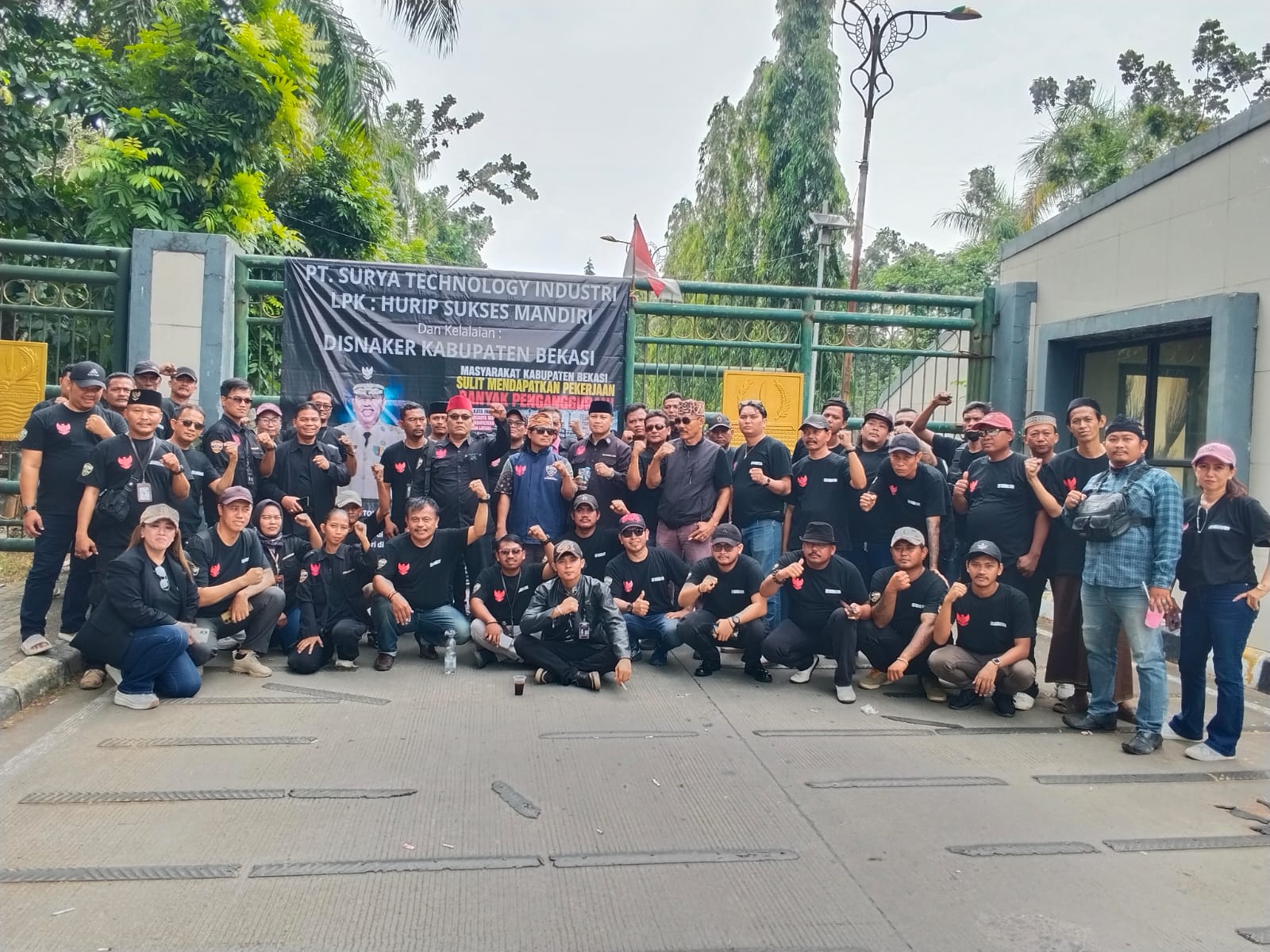 LBH Harimau Raya Demo Pemkab Bekasi, Desak Penyegelan Perusahaan Pelanggar Aturan Kerja