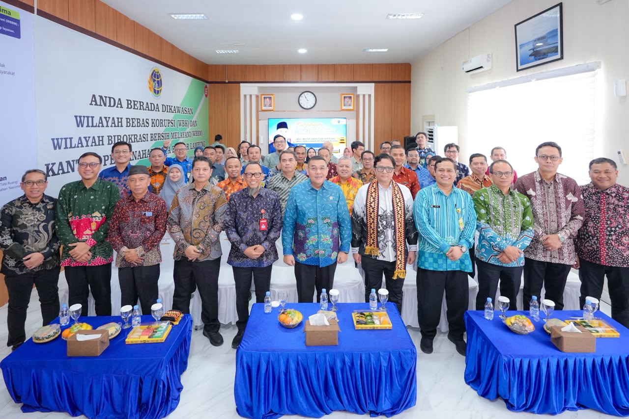Waka ATR/BPN : 80 Persen Layani Loket Jadi Tolok Ukur Keberhasilan Kantah di Lampung