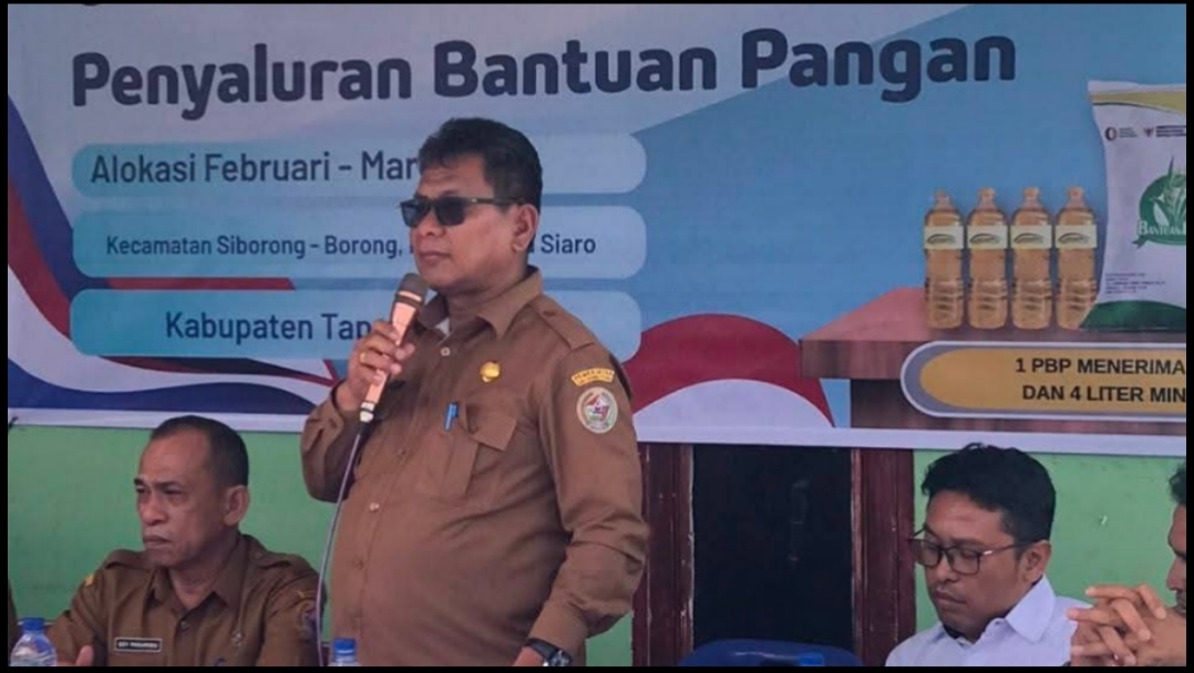 Kolaborasi Pemkab Taput-Bulog, Ratusan Ton Beras dan Minyak Goreng Disalurkan ke Masyarakat